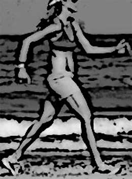 Why does the hand move the body when walking or when, for example, do we run?