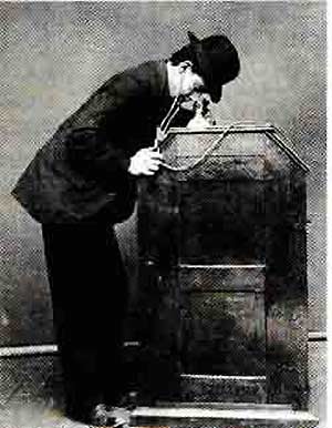 A kinetoscope or a kinetograph is one of Edison's inventions