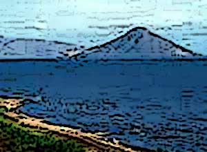 Meanwhile, this freshwater lake is very interesting and unusual